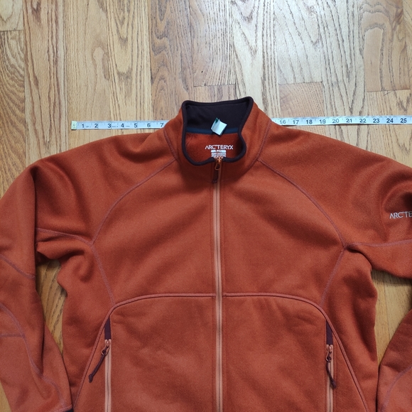 Arcteryx Arc'teryx Polartec Fleece Jacket Full Zip Made in Canada Orange men's L - Picture 10 of 13